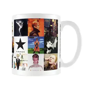 David Bowie Album Collage Mug Multicoloured (One Size)