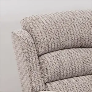 Oak World Windsor 2 Seat Reclining Sofa In Natural Fabric | High Back Comfort Level