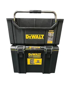 Dewalt Toughsystem 2.0 DS280 Tote Tool Box + DS400 Stackable Organiser Toolbox