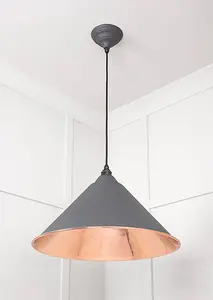 Smooth Copper Hockley Pendant in Bluff