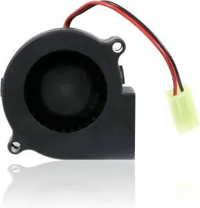 SPARES2GO Electric Heater Fan Unit compatible with Dimplex DC 24v + Optimyst Glass Disk Transducer