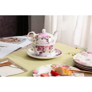 Lily Manor Alcester 0.5ml Stovetop Safe Floral Teapot