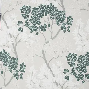 Fresco Dark Green Lykke Floral Tree Wallpaper