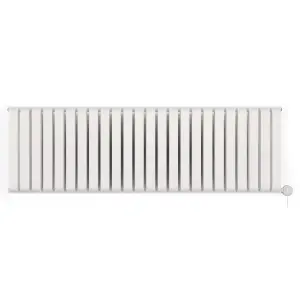 Terma 230V 1kW White Smart Horizontal Oil-filled radiator (H) 330mm x (W) 1565mm