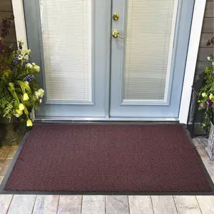 Caro Barrier Door Mat Red / 80cm W x 160cm L