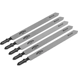 5-Pack 105mm Bi-Metal Jigsaw Blades for Precision Metal Cutting