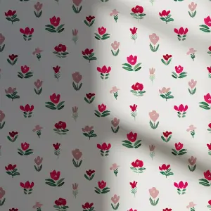 Lick Pink & White Petals 01 Textured Wallpaper Sample