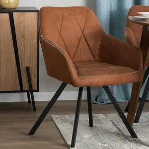 Ebeling Upholstered Dining Chair (Set of 2) Brown