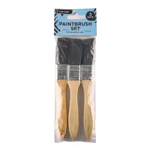 Viktor 1" All Purpose Paint Brush Set of 3 Piece