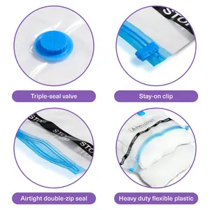 Plastic / Acrylic Vacuum Storage Bags (Set of 20)