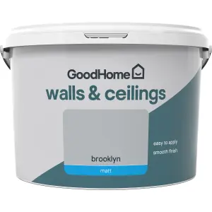 GoodHome Walls & ceilings Brooklyn Matt Emulsion paint, 2.5L