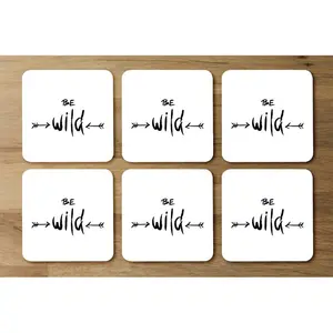 Square 6 Piece Coaster Set (Set of 6)