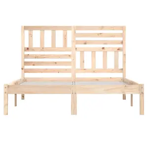 Berkfield Bed Frame Solid Wood Pine 160x200 cm