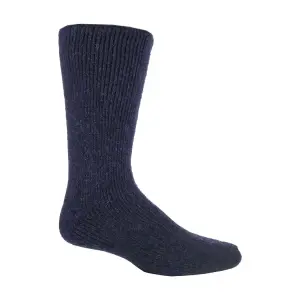 Heat Holders - Mens 2.7 TOG Short Wool Socks 6-11 Blue