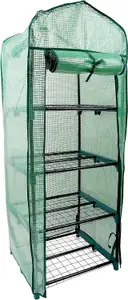 DIVCHI Greenhouse 4 Tier Mini Green House For Indoor & Outdoor Use Heavy Duty Garden Grow House Ideal For Growing Vegetables Flow