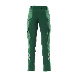 Mascot Accelerate Ultimate Stretch Trousers with Thigh Pockets - Green   (34.5) (Leg Length - Long)