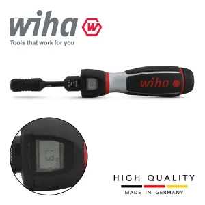 Wiha Torque Screwdriver Hex 4mm ITorque 0 8 to 3 NM With Digital Scale 36887