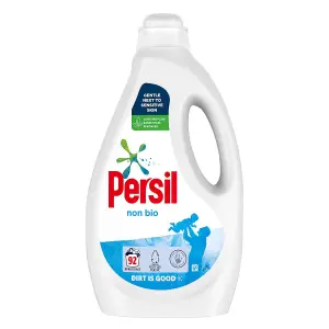 Persil Non Bio Liquid Detergent Gentle Next to Sensitive Skin 2.484L, 92 Washes