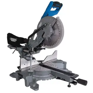 Draper  Double Bevel Sliding Compound Mitre Saw, 255mm, 2000W 79899