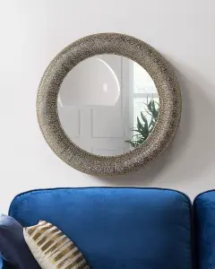 Wall Mirror CHANNAY Metal Gold