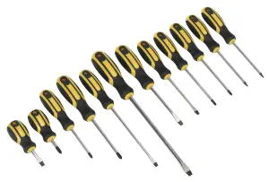 Sealey Soft Grip Screwdriver Set 12pc S0616