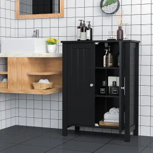 Costway Bathroom Floor Cabinet Freestanding with 2 Doors