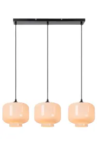 Lucide Medine Modern Pendant light - 3xE27 - Opal