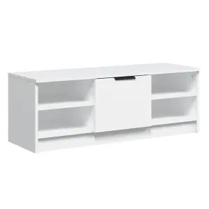 vidaXL TV Cabinet White 102x35.5x36.5 cm Engineered Wood