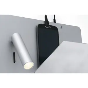 Luminosa Suau LED Indoor Wall Lamp Silver