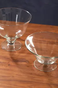 Maison by Premier Ambra Clear Glass Tulip Bowl