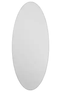 MirrorOutlet The Ovale Frameless Oval Wall Mirror 120CM x 50CM