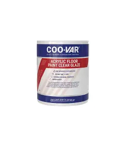 CooVar Acrylic Clear Glaze For Wooden Floors - Clear - 2.5 Litre