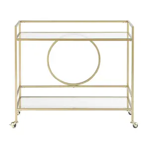 Hopeworth Metal Bar Cart