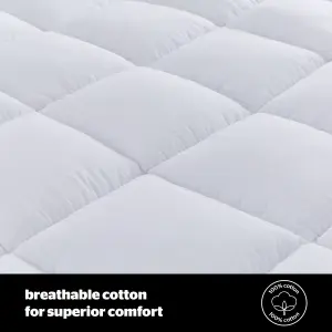 Silentnight Ultimate Luxury Hungarian Goose Feather & Down Mattress Topper - Double