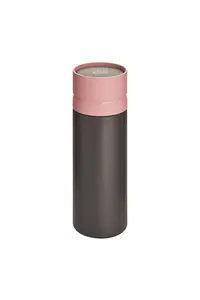 Circular Bottle 600ml Grey & Pink