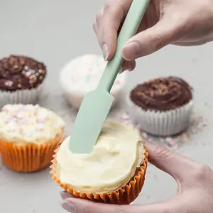 Zeal Silicone Mini Baking Spatula, Sage Green