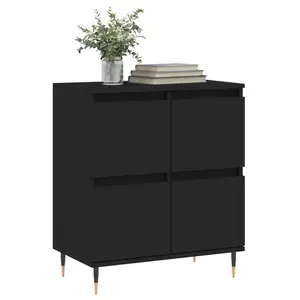 Marcele Bedside Table Black