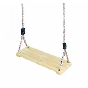 Rebo Children's Swing Seat - Natural Wood