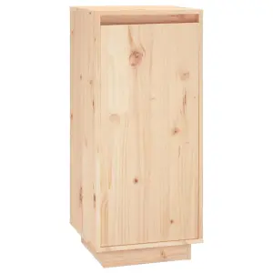 Berkfield Shoe Cabinet 35x35x80 cm Solid Wood Pine