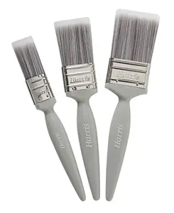 HARRIS ESSENTIALS PAINT BRUSHES - Pack of 3