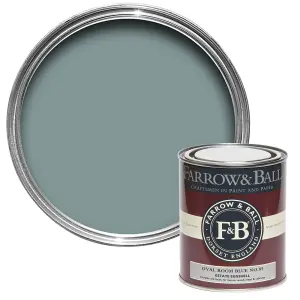 Farrow & Ball Estate Oval Room Blue No.85 Eggshell Paint, 750ml