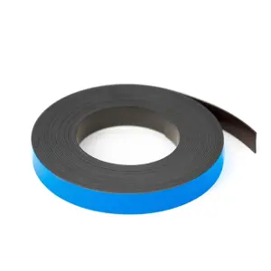 MagFlex Lite Flexible Matt Blue Magnetic Gridding Tape for Whiteboards, Noticeboards or Filing Cabinets - 12.7mm Wide - 5m Length