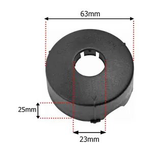 SPARES2GO ProTap Spool Line Cap Cover compatible with Bosch Art 23 26 30 Easytrim Combitrim Strimmer Trimmer