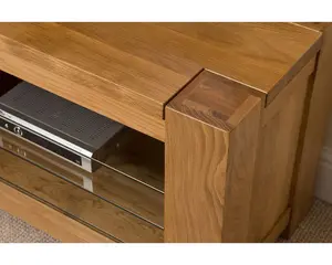 Kuba Solid Oak TV Unit with Storage