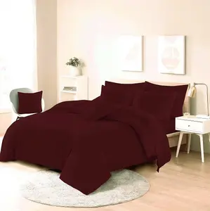 Easy Care Poly-cotton Plain Dyed Duvet Cover Set