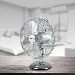 StayCool 12" (30cm) 45w Metal Desk Fan