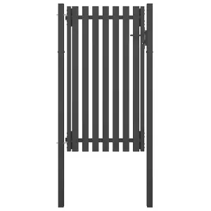 Berkfield Garden Fence Gate Steel 1x2.25 m Anthracite