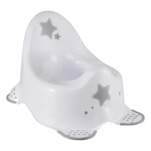 Keeeper White Stars Baby Potty, Toilet Seat & Double Step Stool Set