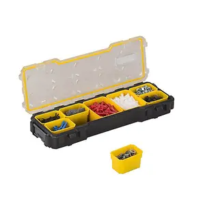 Stanley Tools FatMax 1/3 Shallow Professional Storage Organizer with Removable Compartments