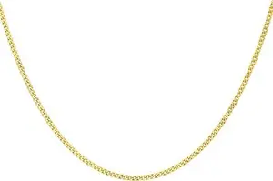 Goldsmiths 9Ct Yellow Gold 45-50cm (18-20') Curb Chain 0.8 Width - Goldsmiths Necklaces